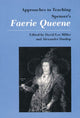 Book cover of: Approaches to Teaching Spenser's Faerie Queene. By: David Lee Miller