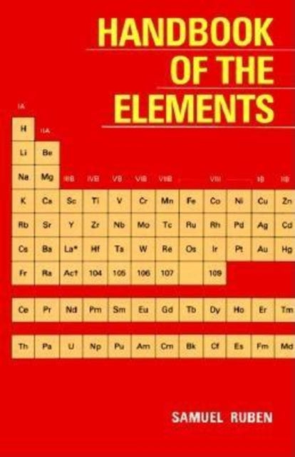 Book cover of: Handbook of the Elements