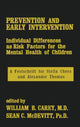 Book cover of: Prevention And Early Intervention