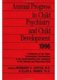 Book cover of: Annual Progress in Child Psychiatry and Child Development 1996. By: M. Hertzig