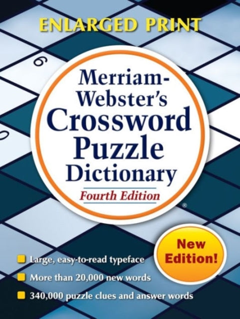 Book cover of: Merriam Webster's Crossword Puzzle Dictionary. By: Inc Merriam-Webster