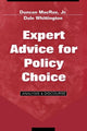 Book cover of: Expert Advice for Policy Choice