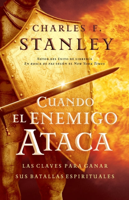 Book cover of: Cuando el enemigo ataca. By: Charles Stanley