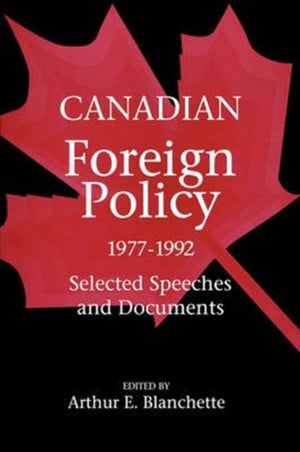 Canadian Foreign Policy, 1977-1992