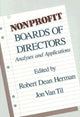 Book cover of: Nonprofit Boards of Directors
