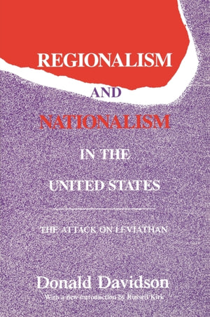 Regionalism and Nationalism in the United States