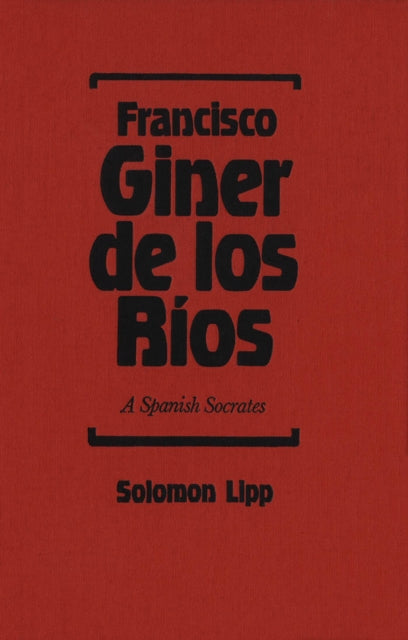 Book cover of: Francisco Giner de los Rios