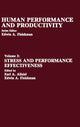Book cover of: Stress and Performance Effectiveness