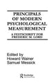 Book cover of: Principals of Modern Psychological Measurement