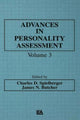 Book cover of: Advances in Personality Assessment
