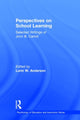 Book cover of: Perspectives on School Learning. By: L. W. Anderson