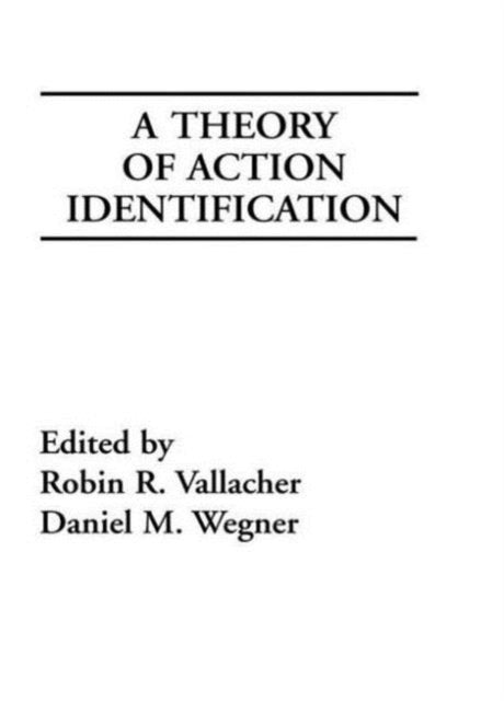 Book cover of: Theory of Action Identification