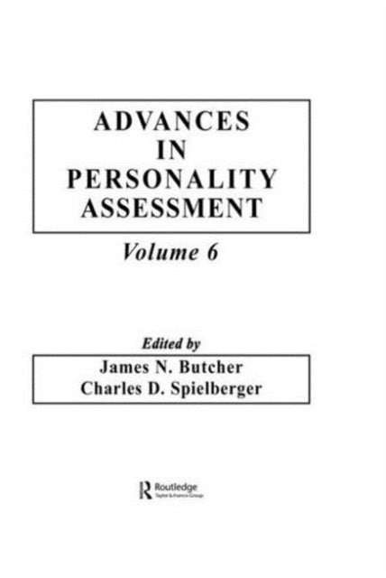 Book cover of: Advances in Personality Assessment