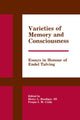 Book cover of: Varieties of Memory and Consciousness