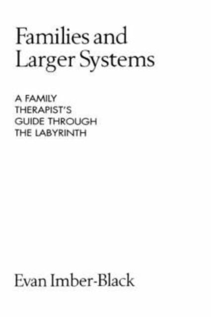 Book cover of: Families and Larger Systems. By: Evan Imber-Black