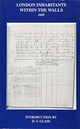 Book cover of: London Inhabitants within the Walls 1695