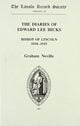Book cover of: Diaries of Edward Lee Hicks                    Bishop of Lincoln 1910-1919. By: Graham Neville