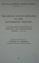 Book cover of: Devon Cloth Industry in the 18th Century. By: Stanley D Chapman
