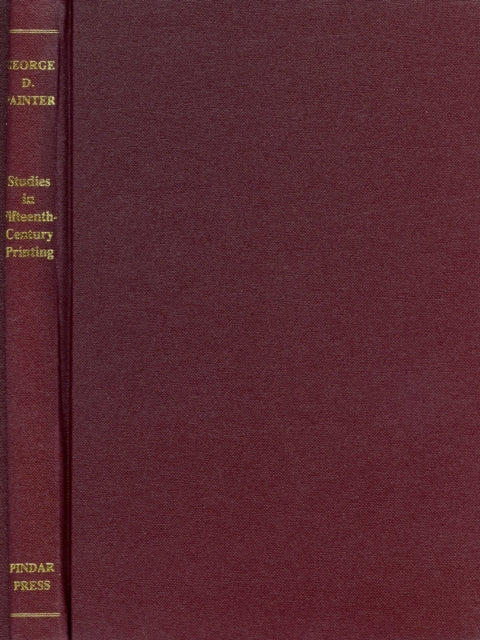 Book cover of: Studies in Fifteenth-century Printing