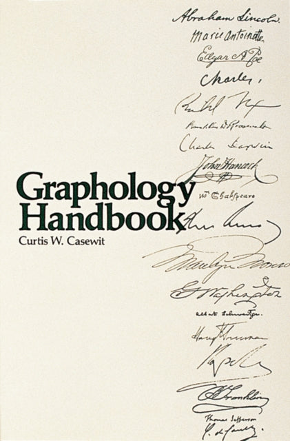 Book cover of: Graphology Handbook. By: Curtis Casewit