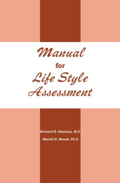 Book cover of: Manual For Life Style Assessment