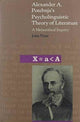 Book cover of: Alexander A. Potebnja’s Psycholinguistic Theory of Literature. By: John Fizer
