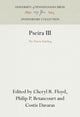 Book cover of: Pseira III. By: Cheryl R. Floyd