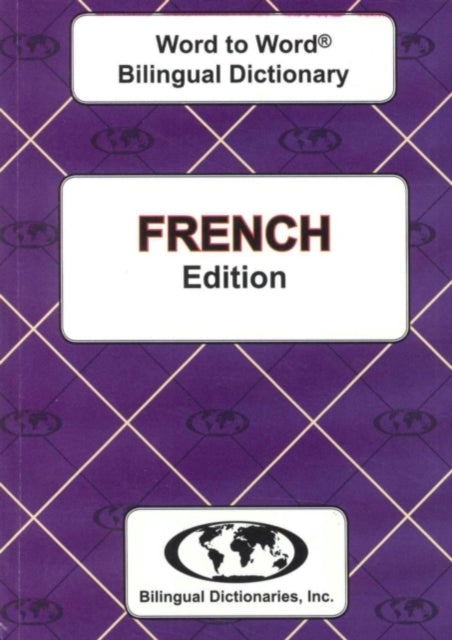 Book cover of: English-French & French-English Word-to-Word Dictionary. By: C. Sesma M.A.