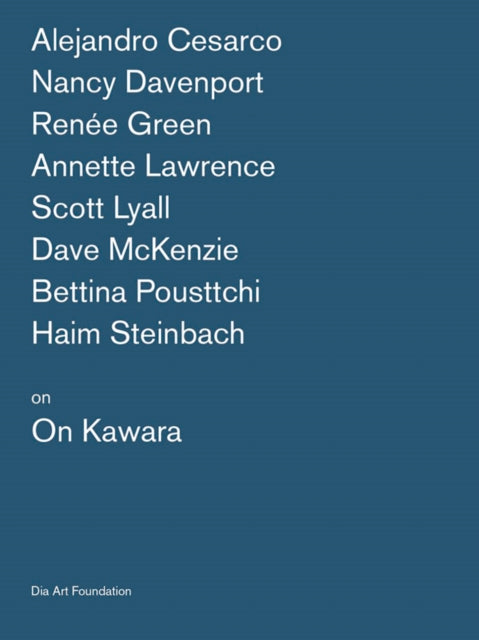 Book cover of: Artists on On Kawara. By: On Kawara