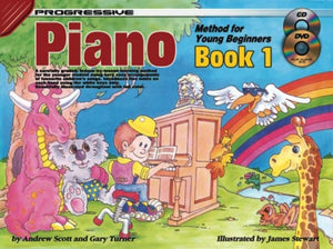 Progressive Piano Method for Young Beginners-Bk 1