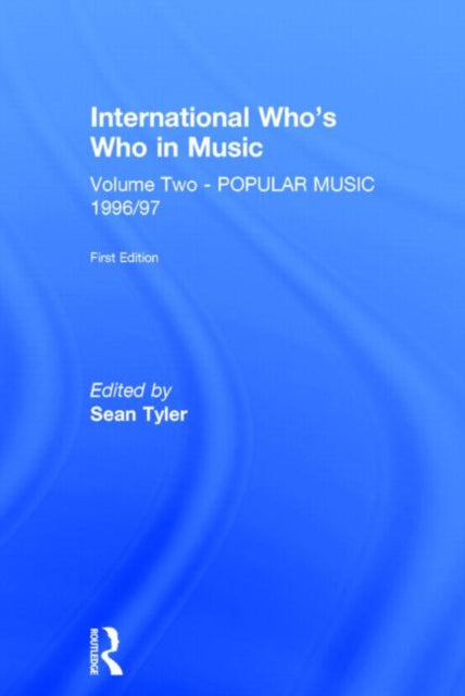 Book cover of: Intl Whos Who Popular Music E1. By: 1st Ed