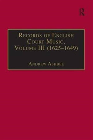 Records of English Court Music