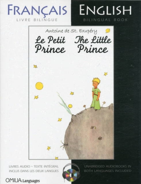 Little Prince, French/English bilingual edition with CD 9780956721594 Antoine De Saint-Exupéry,David Wilkinson