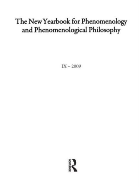 Book cover of: New Yearbook for Phenomenology and Phenomenological Philosophy