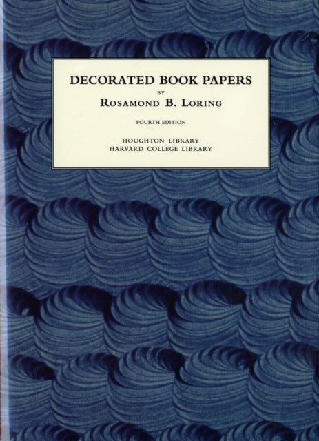 Book cover of: Decorated Book Papers. By: Rosamond B. Loring