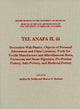 Book cover of: Tel Anafa II, iii
