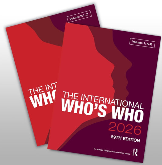 Book cover of: International Who's Who 2026. By: Europa Publications