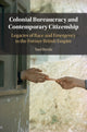 Book cover of: Colonial Bureaucracy and Contemporary Citizenship. By: Yael Berda
