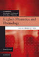 Book cover of: English Phonetics and Phonology