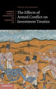 Book cover of: Effects of Armed Conflict on Investment Treaties. By: Tobias Ackermann