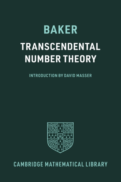 Book cover of: Transcendental Number Theory. By: Alan Baker