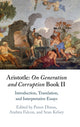 Book cover of: Aristotle: On Generation and Corruption Book II. By: Panos Dimas