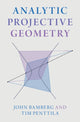 Book cover of: Analytic Projective Geometry. By: John Bamberg