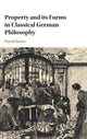 Book cover of: Property and its Forms in Classical German Philosophy. By: David James