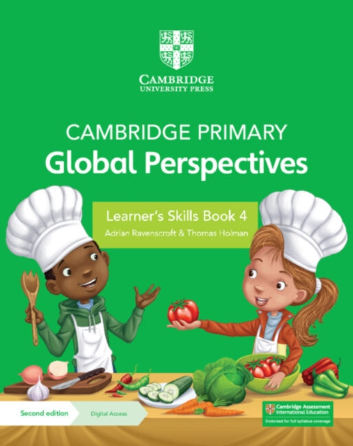 Book cover of: Cambridge Primary Global Perspectives Learner's Skills Book 4 with Digital Access (1 Year). By: Adrian Ravenscroft