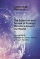 Book cover of: Selection and Tenure of Foreign Ministers Around the World