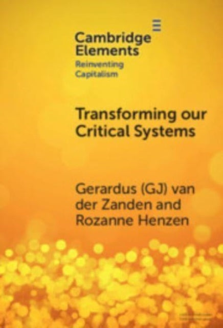 Book cover of: Transforming our Critical Systems. By: Gerardus van der Zanden