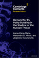 Book cover of: Demand for EU Polity Building in the Shadow of the Russian Threat. By: Alexandru D. Moise