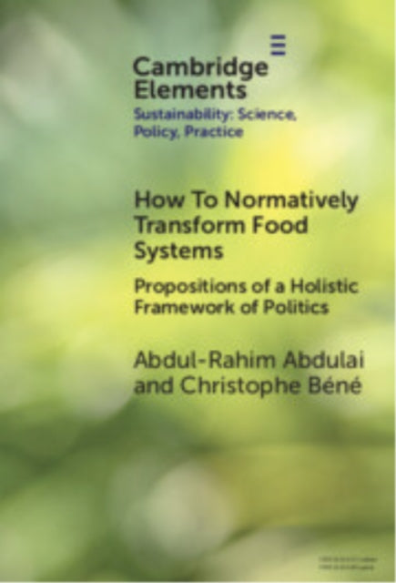 Book cover of: How To Normatively Transform Food Systems