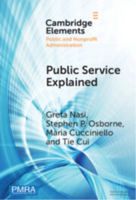 Book cover of: Public Service Explained. By: Greta Nasi